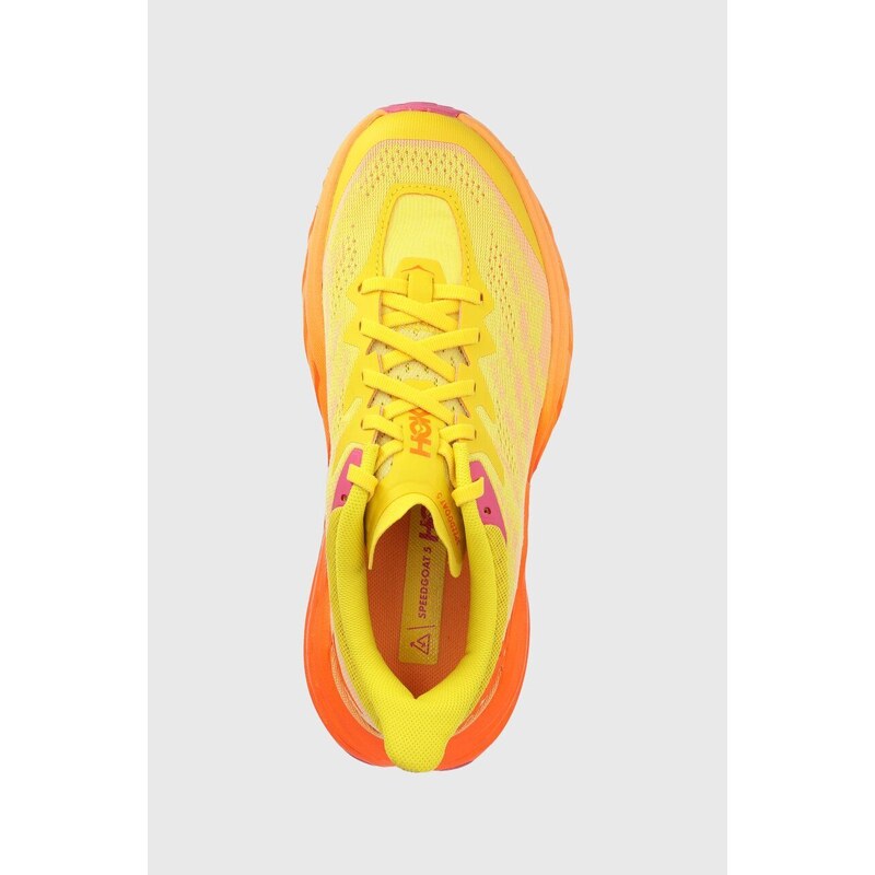 Hoka One One pantofi de alergat SPEEDGOAT 5 culoarea galben