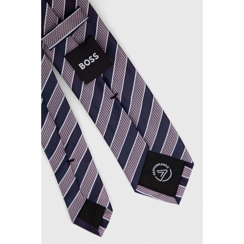 BOSS cravata culoarea violet