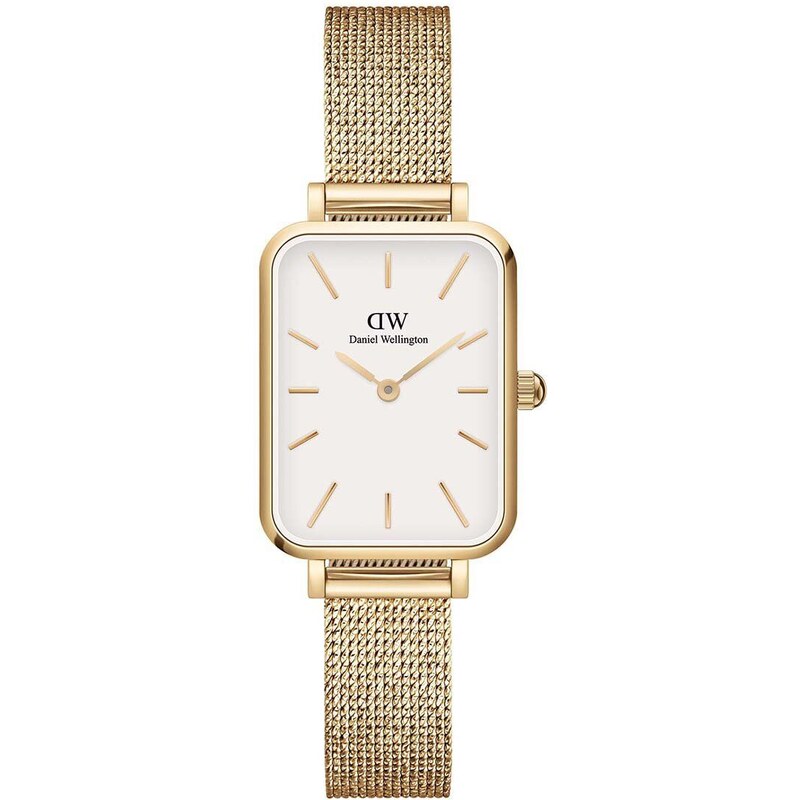 Daniel Wellington ceas Quadro 20x26 femei, culoarea auriu