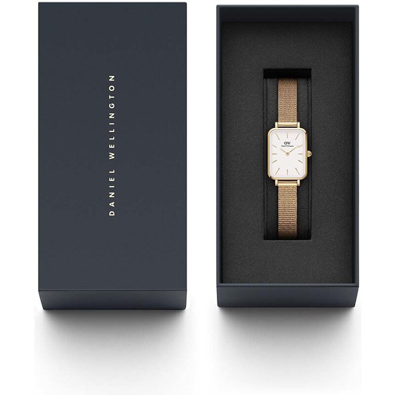 Daniel Wellington ceas Quadro 20x26 femei, culoarea auriu