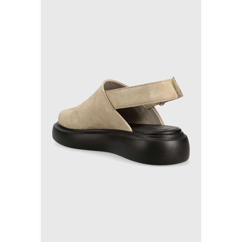 Vagabond Shoemakers sandale din piele intoarsa BLENDA femei, culoarea bej, 5519.350.07