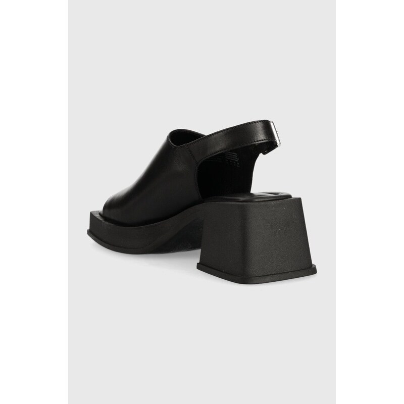 Vagabond Shoemakers sandale de piele HENNIE culoarea negru, 5537.101.20