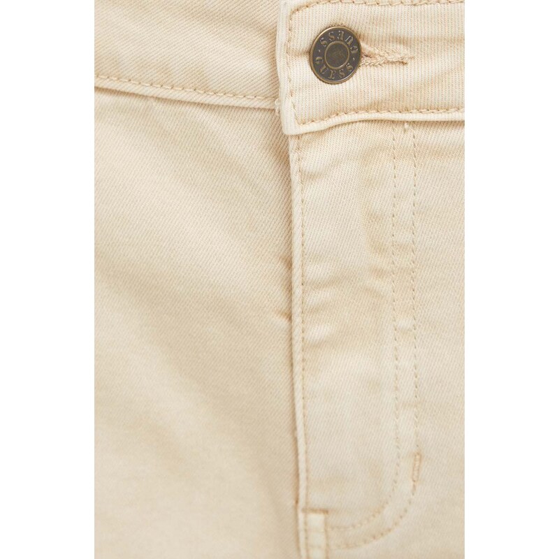 Guess Originals jeansi Go Kit femei, culoarea bej