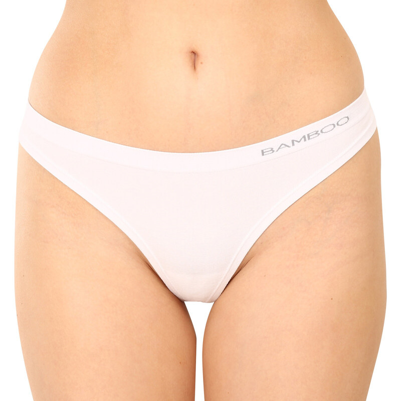 Tanga damă Gina bambus alb (05013) S
