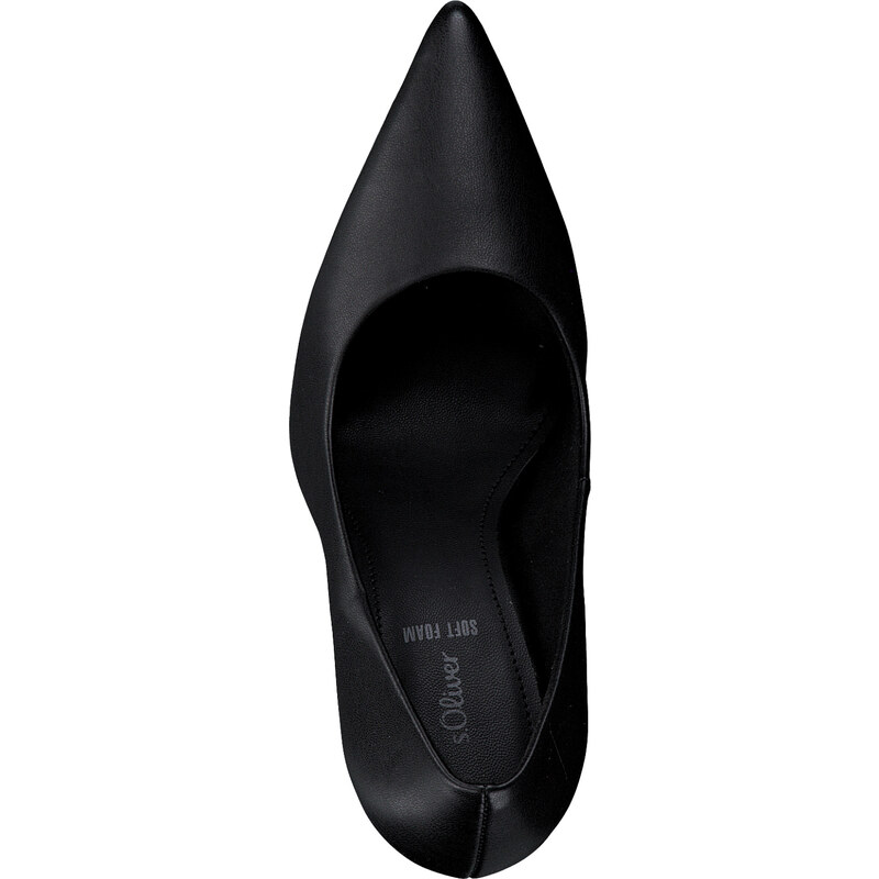 Pantofi dama S.Oliver 22420 piele ecologica, negru