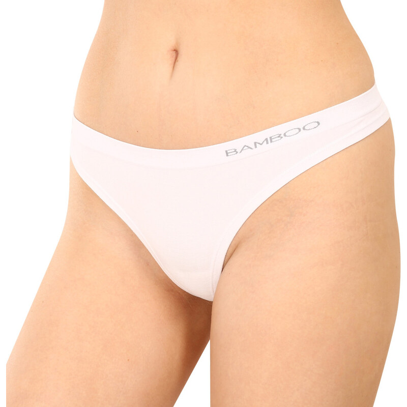 Tanga damă Gina bambus alb (05013) S