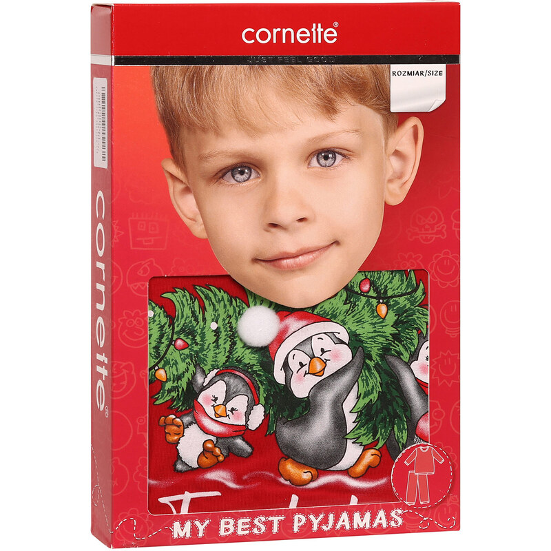 Pijama băieți Cornette Family time (593/137) 110