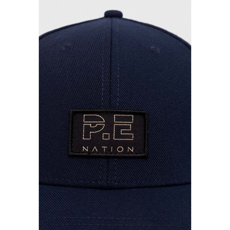 P.E Nation sapca culoarea albastru marin, cu imprimeu