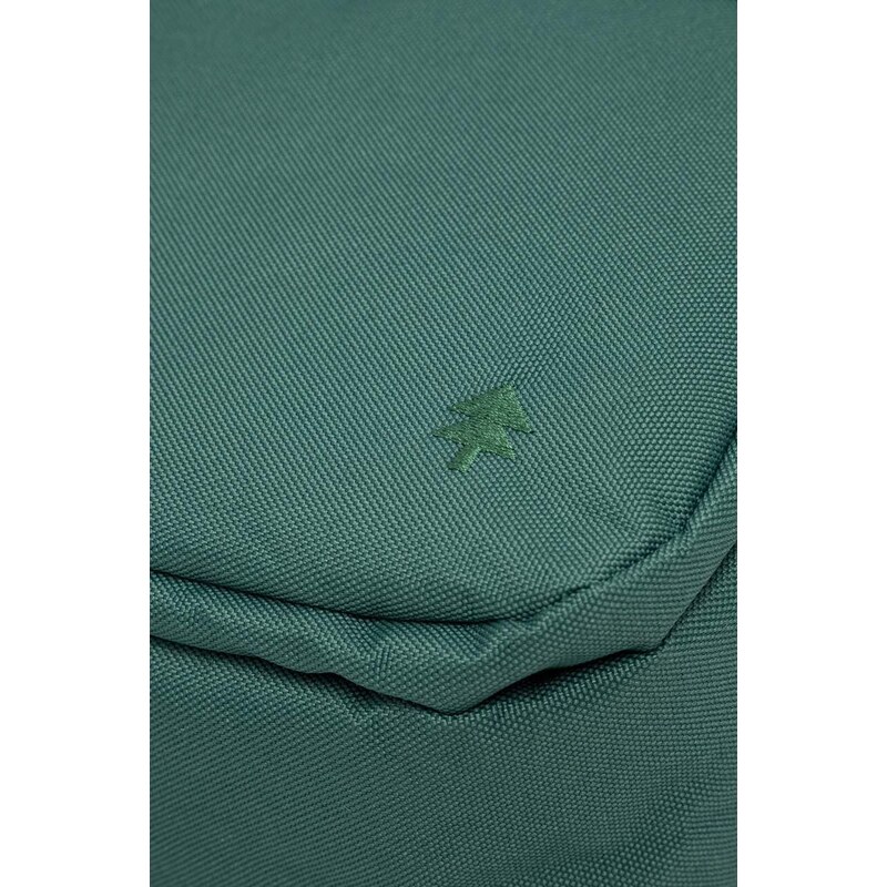 Lefrik rucsac culoarea verde, mic, neted