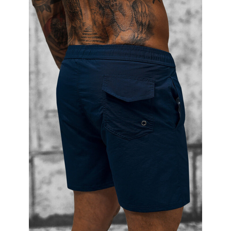 Pantaloni scurti de baie bărbați albastru marin OZONEE JS/XL018/4