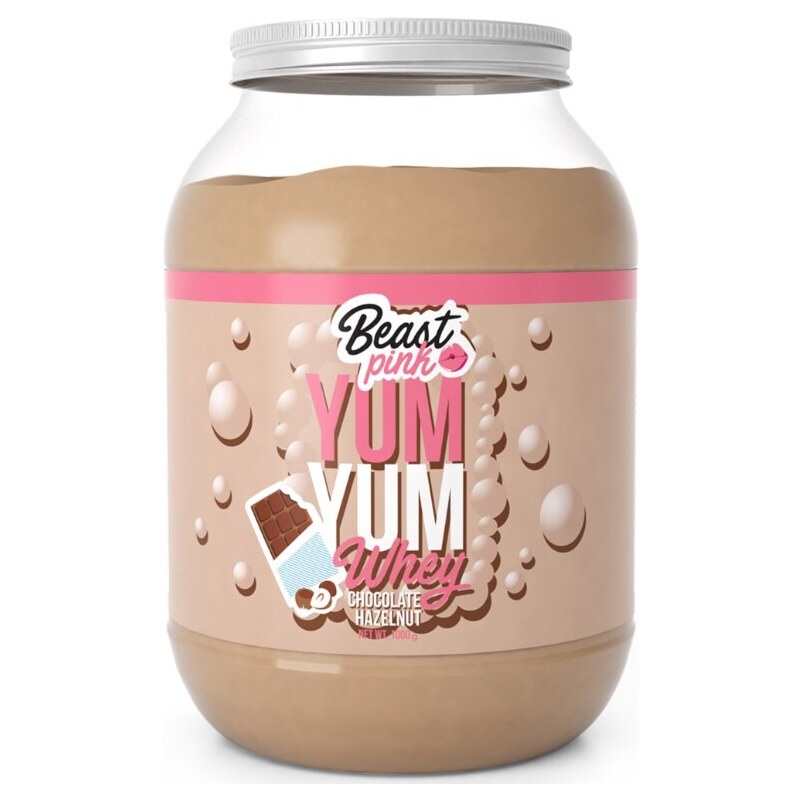 Pudre proteice Protein Yum Whey 1000 g - BeastPink chocolade nut 28936-1
