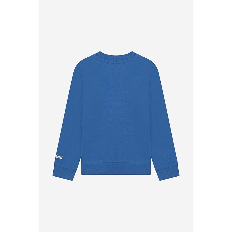 Timberland bluza copii Sweatshirt culoarea albastru marin, neted