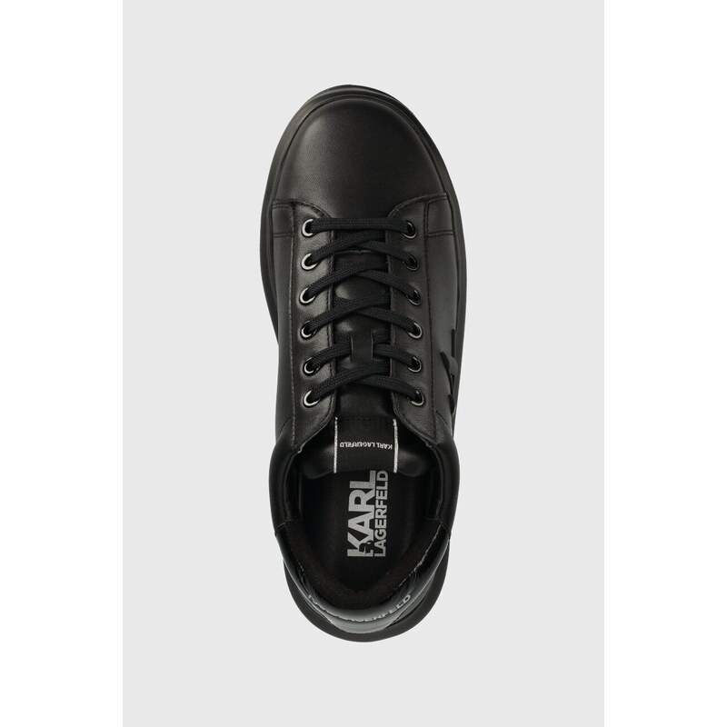 Karl Lagerfeld sneakers din piele KAPRI MENS culoarea negru, KL52515A