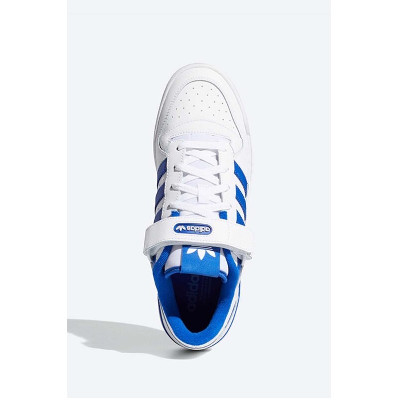 adidas Originals sneakers din piele Forum Low culoarea alb, FY7756 FY7756-white