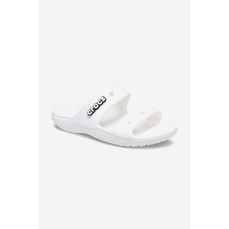 Crocs papuci Classic femei, culoarea alb 206761.WHITE-White