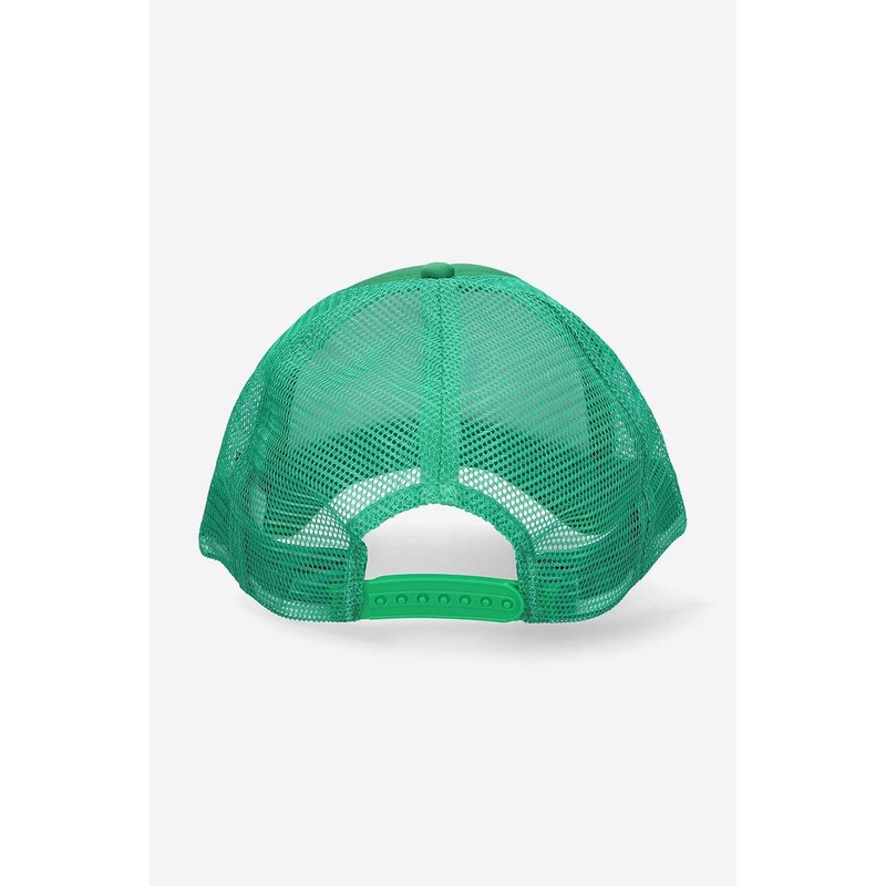 Billionaire Boys Club șapcă Leopard Trucker Cap culoarea verde, cu imprimeu B22344-GREEN
