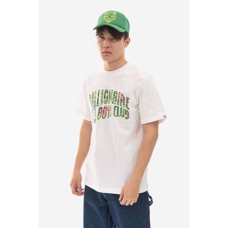 Billionaire Boys Club șapcă Leopard Trucker Cap culoarea verde, cu imprimeu B22344-GREEN