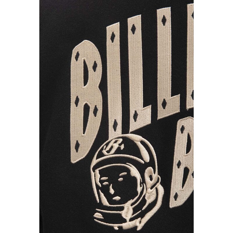 Billionaire Boys Club jachetă bomber din amestec de lână Astro Varsity culoarea negru, de tranziție B22201-BLACK