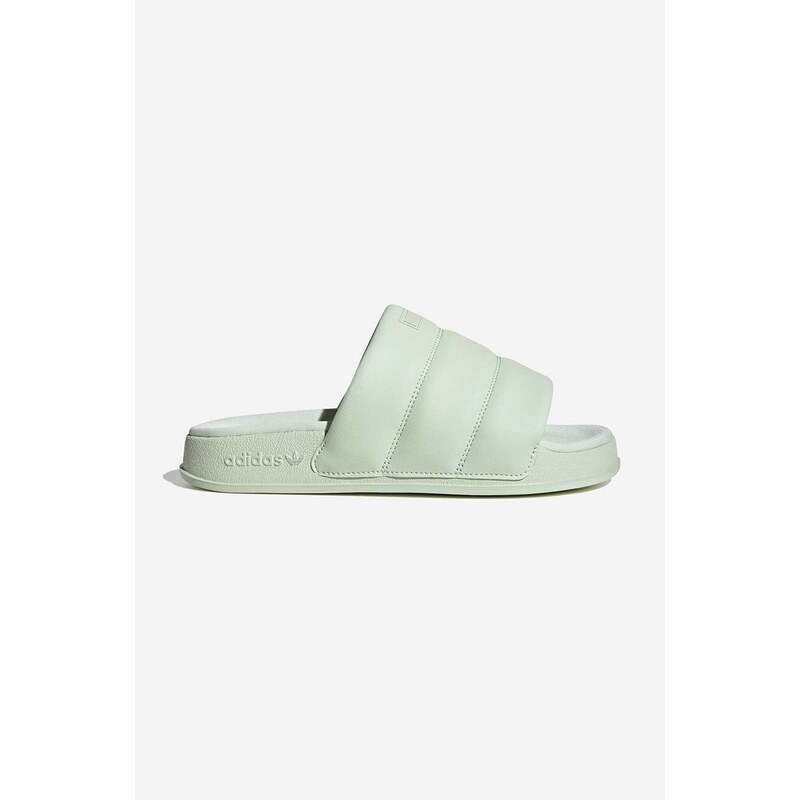 adidas Originals papuci Adilette Essential culoarea verde IG7150-green