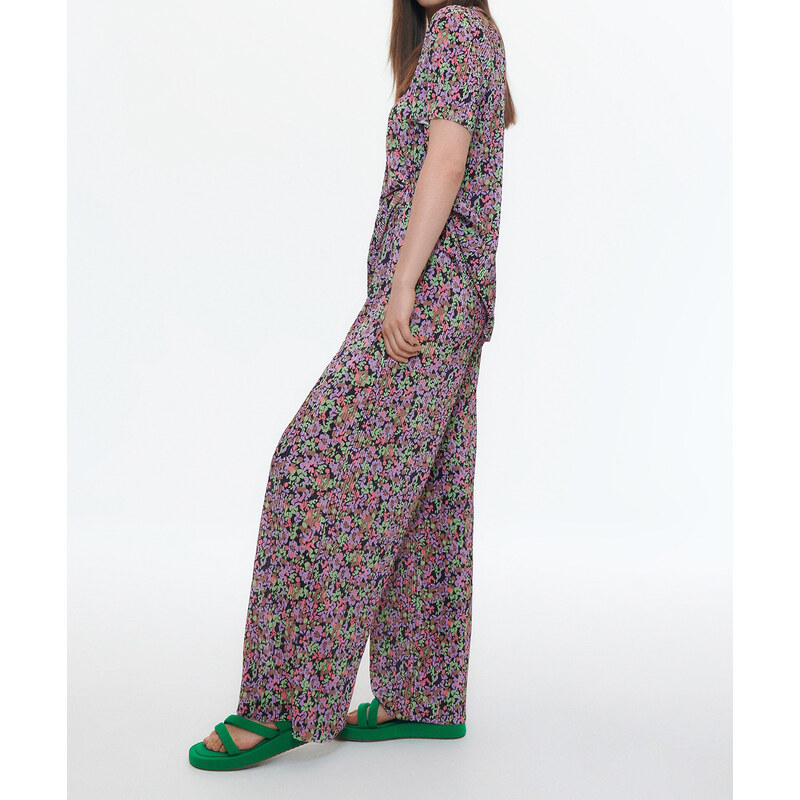 Pantaloni Reserved, floral, S