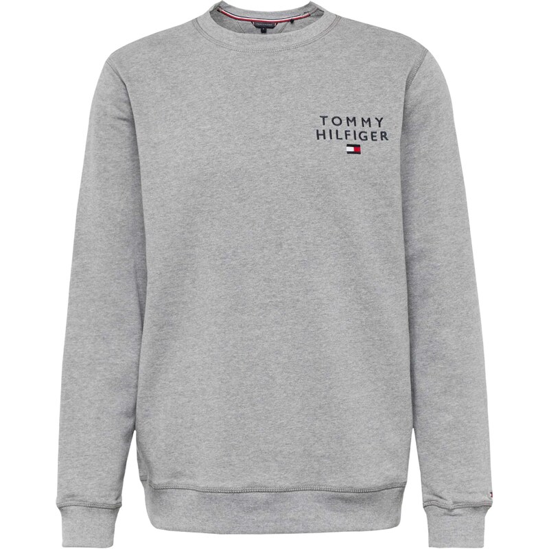 Tommy Hilfiger Underwear Bluză de molton bleumarin / gri amestecat / roșu / alb