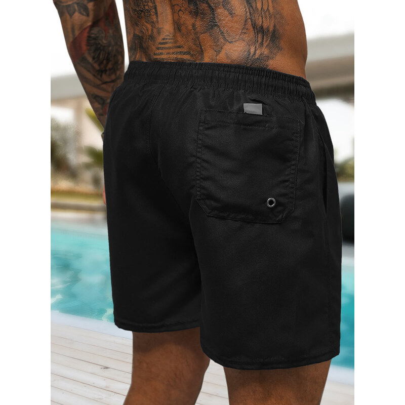Pantaloni scurti de baie bărbați negri OZONEE JS/XL020/1