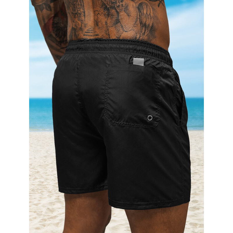 Pantaloni scurti de baie bărbați negri OZONEE JS/XL019/1