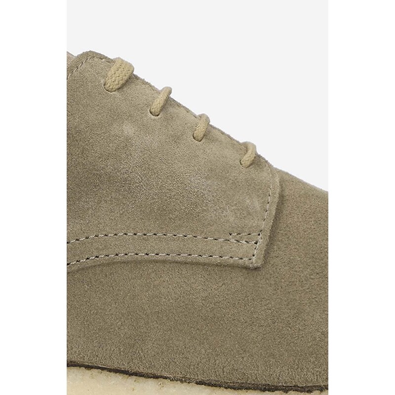 Astorflex pantofi de piele întoarsă Derby Uomo bărbați, culoarea gri COASTFLEX.001-STONE