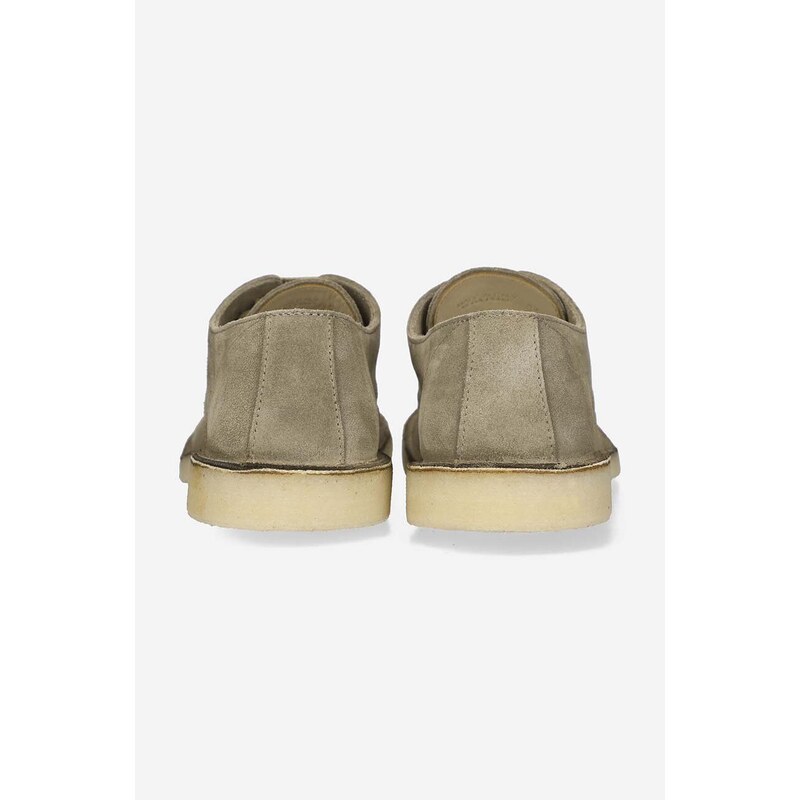 Astorflex pantofi de piele întoarsă Derby Uomo bărbați, culoarea gri COASTFLEX.001-STONE