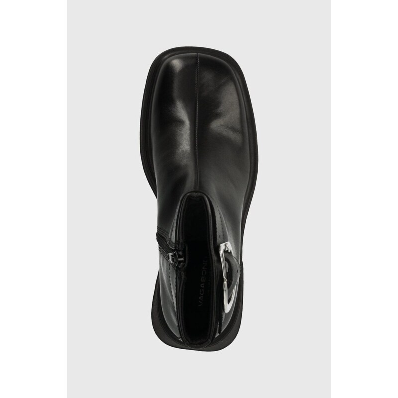 Vagabond Shoemakers cizme de piele DORAH femei, culoarea negru, cu toc drept, 5642.201.20