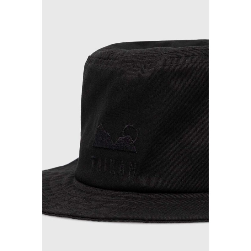 Taikan pălărie din bumbac culoarea negru, bumbac TA2002.BLK-black