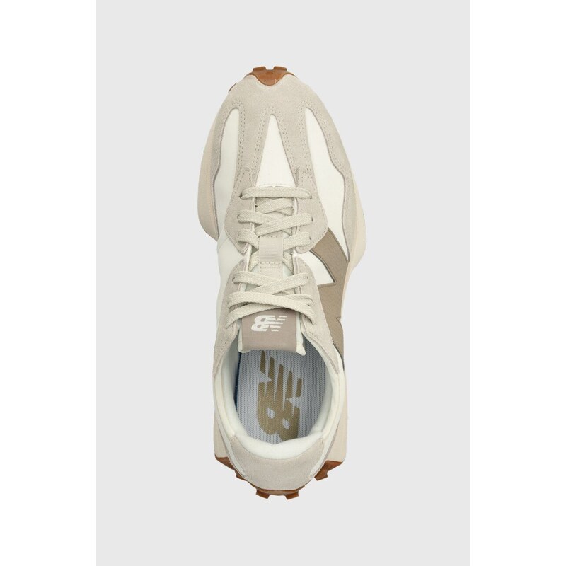 New Balance sneakers U327LZ culoarea alb
