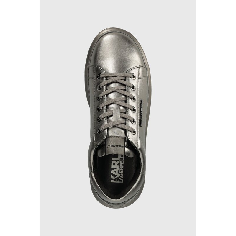 Karl Lagerfeld sneakers din piele KAPRI MENS KC culoarea argintiu, KL52575M