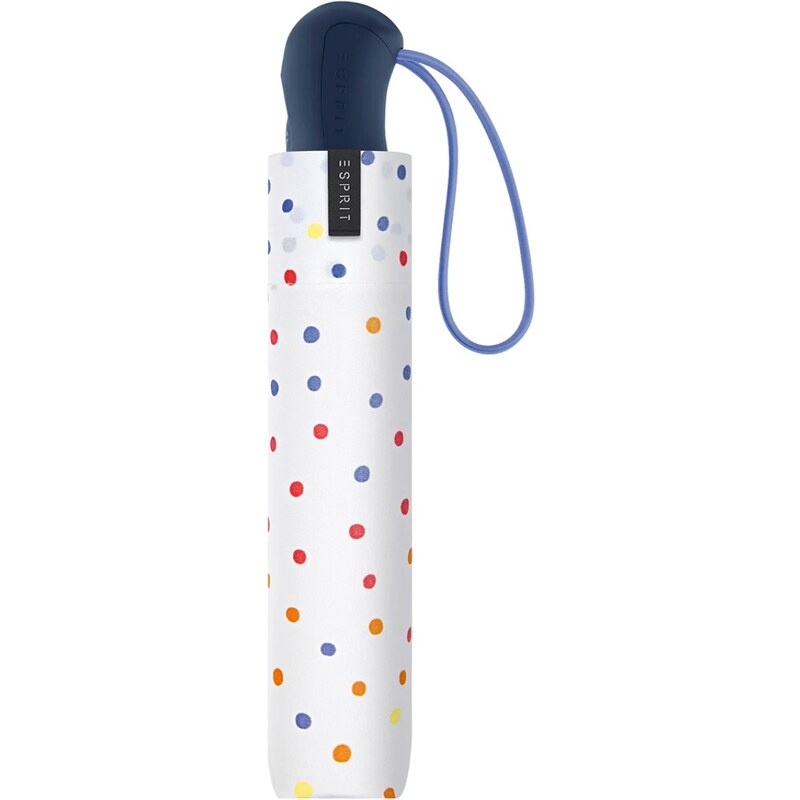 Umbrelă pliabilă, automată, Esprit Easymatic Light, cu buline colorate