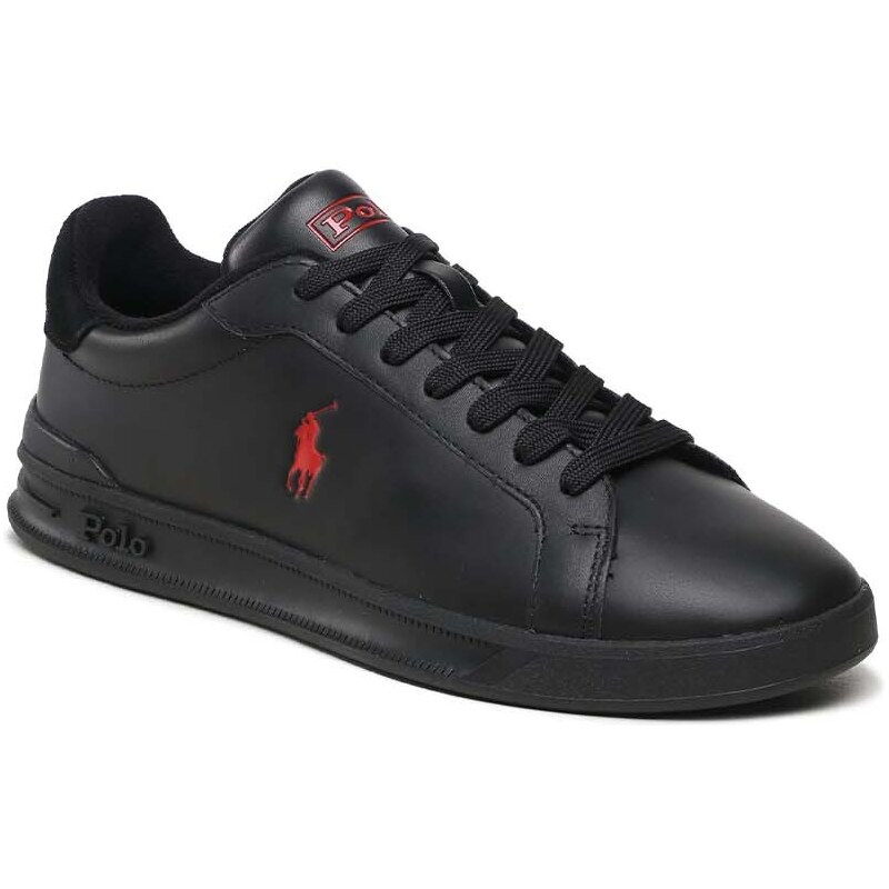 POLO RALPH LAUREN Sneakers Hrt Ct Ii-Sneakers-High Top Lace 809900935002 001 black/red pp
