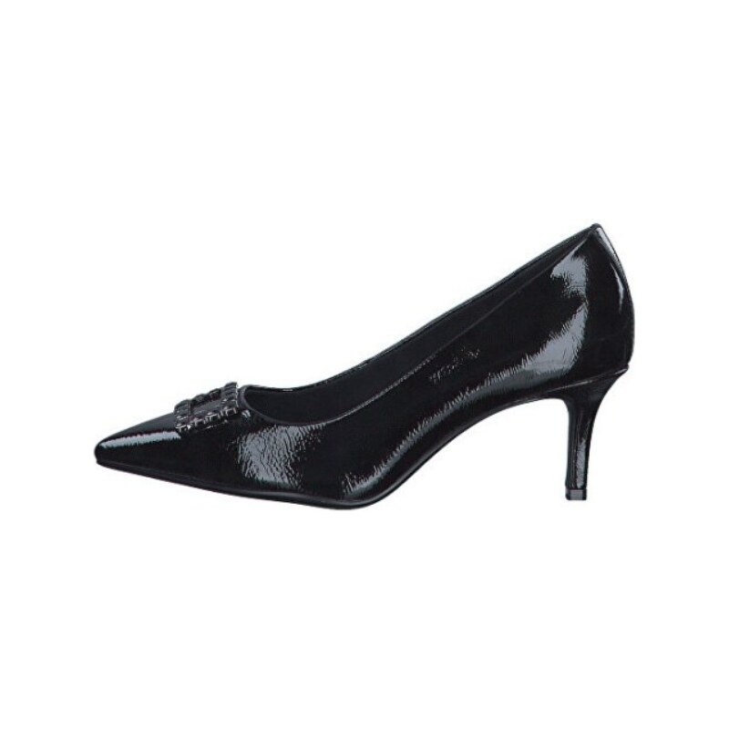 Pantofi eleganti dama S Oliver 5-22402-41, piele ecologica lacuita, negri
