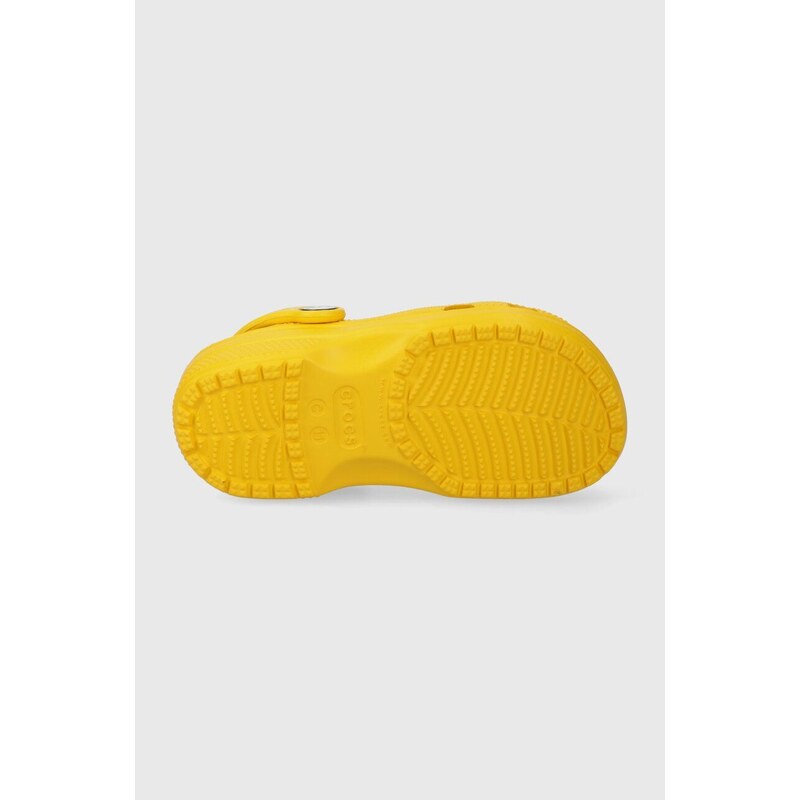 Crocs slapi copii culoarea galben