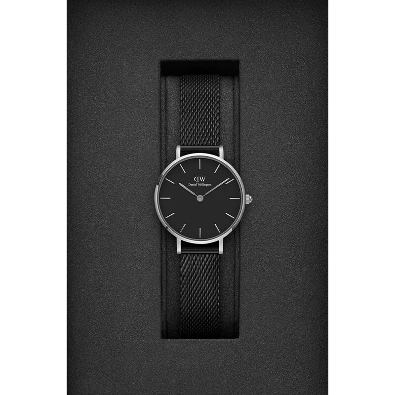Daniel Wellington ceas Petite 36 Ashfield femei, culoarea negru