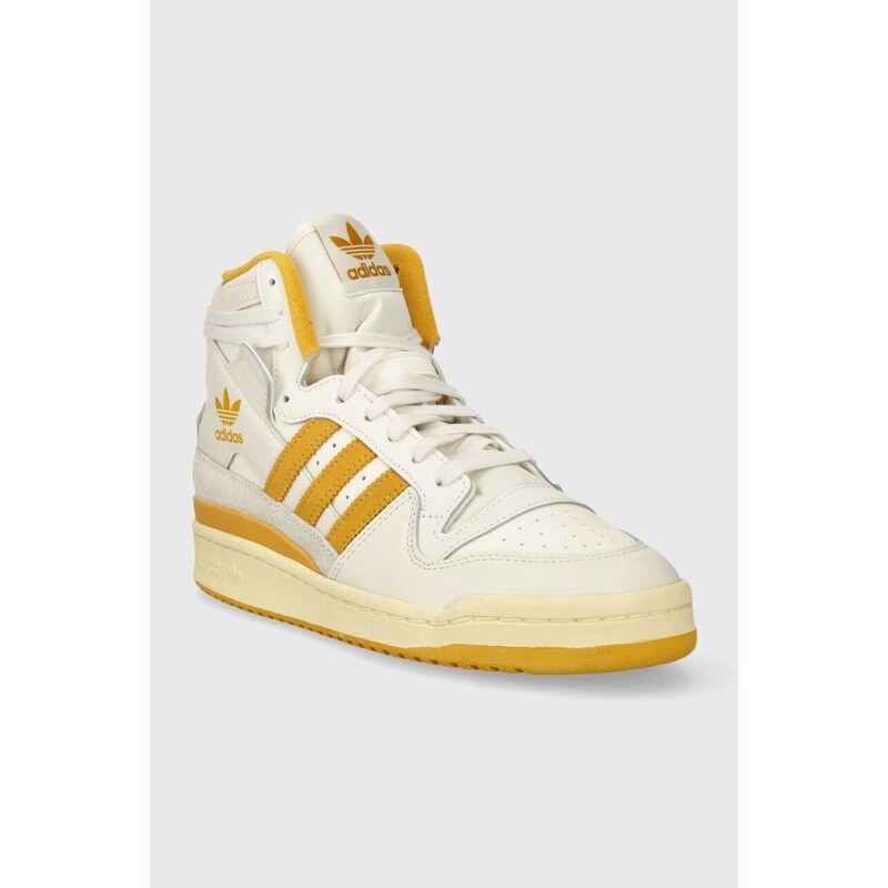 adidas Originals sneakers din piele Forum 84 Hi culoarea: bej IG0053