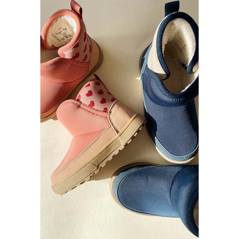 Konges Sløjd cizme de iarna pentru copii culoarea roz