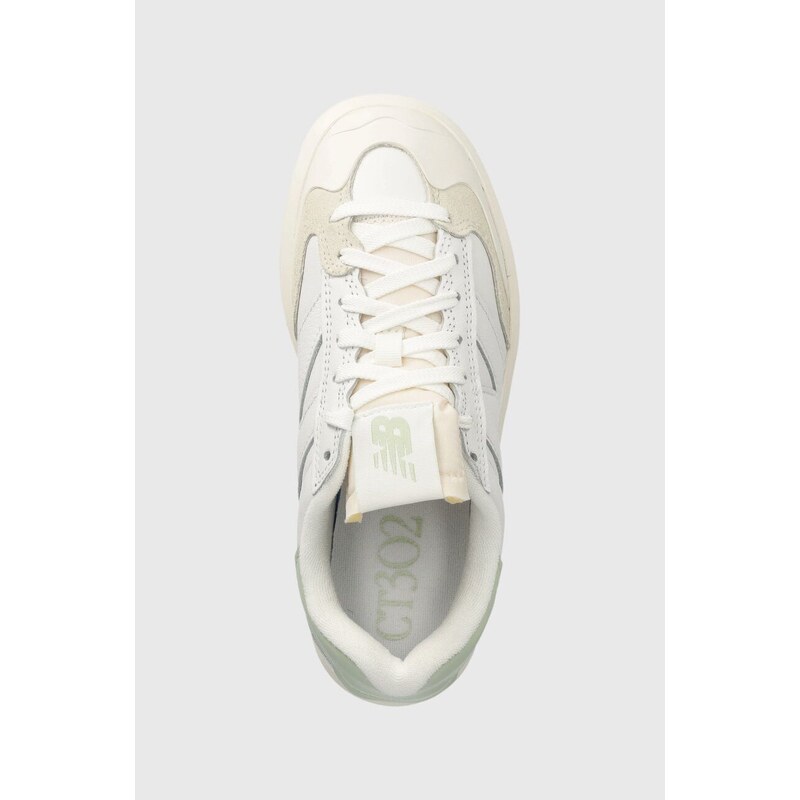 New Balance sneakers din piele CT302SG culoarea alb