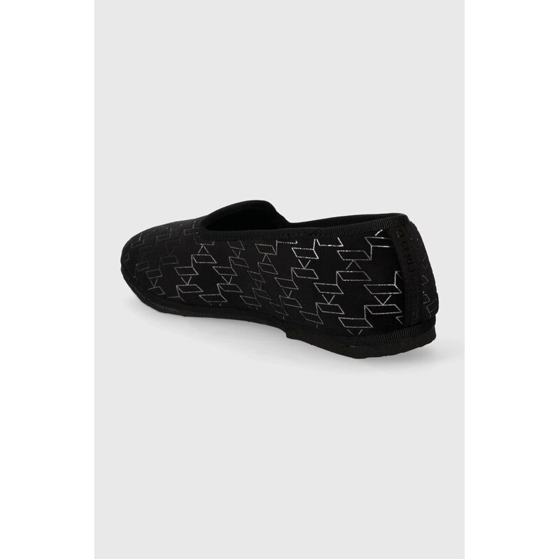 Karl Lagerfeld papuci de casa KLARA III culoarea negru, KL40040
