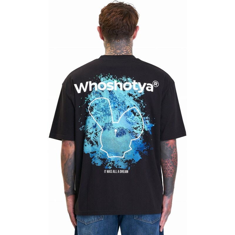 Who Shot Ya? /Blue Oversized T-Shirt
