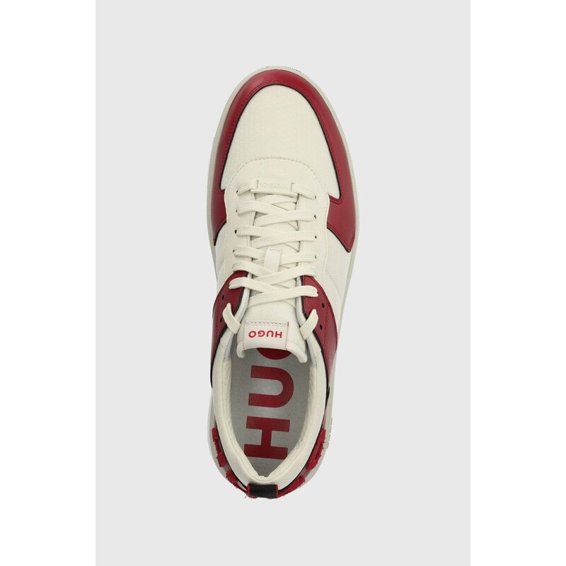HUGO sneakers Kilian culoarea bordo, 50503032