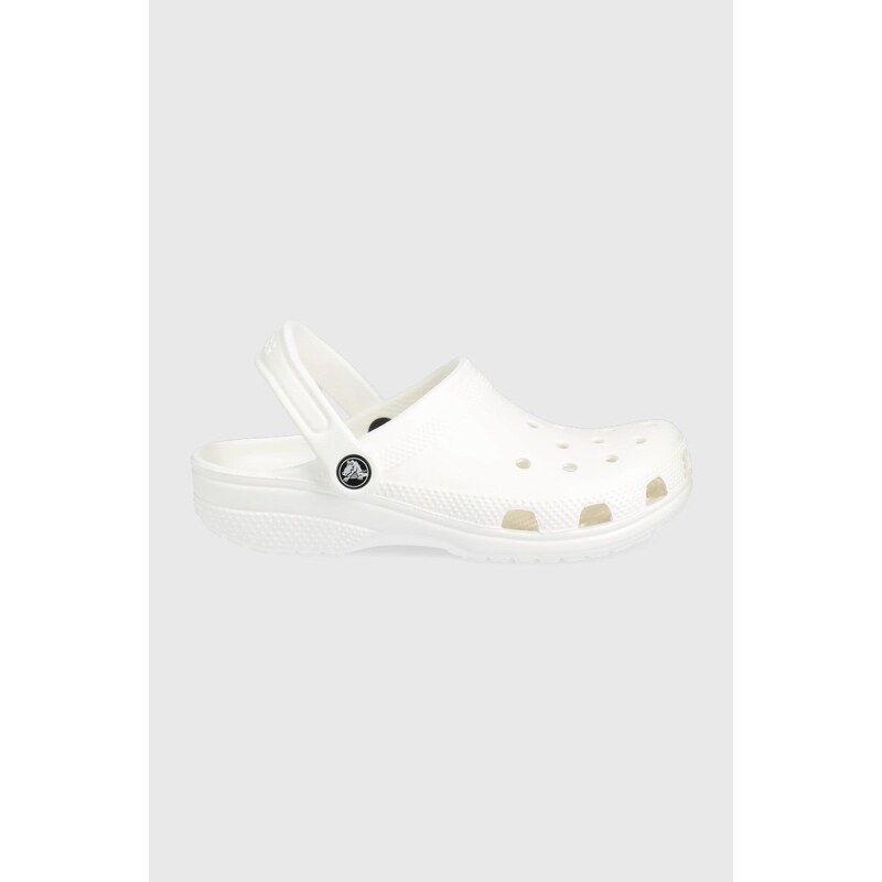 Crocs papuci culoarea alb