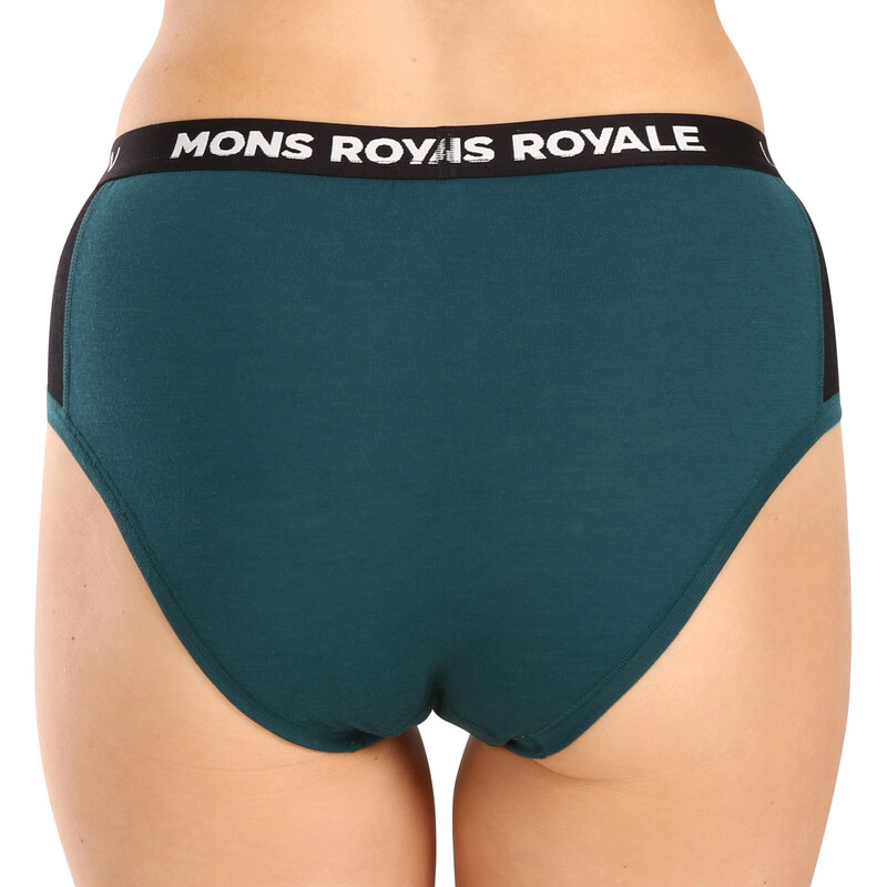 Chiloți pentru femei Mons Royale merino verde (100043-1169-300) M