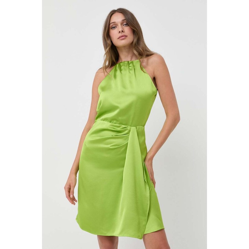 Pinko rochie culoarea verde, mini, drept