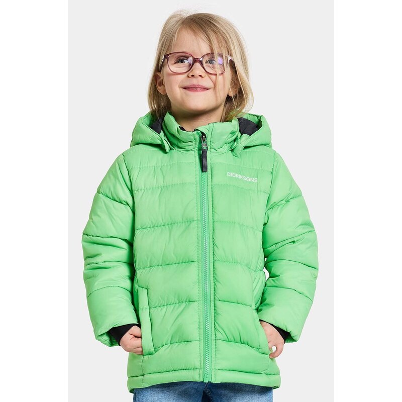 Didriksons geaca de iarna pentru copii RODI KIDS JACKET culoarea verde
