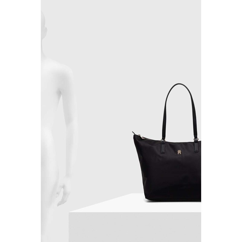 Tommy Hilfiger poșetă culoarea negru AW0AW15639