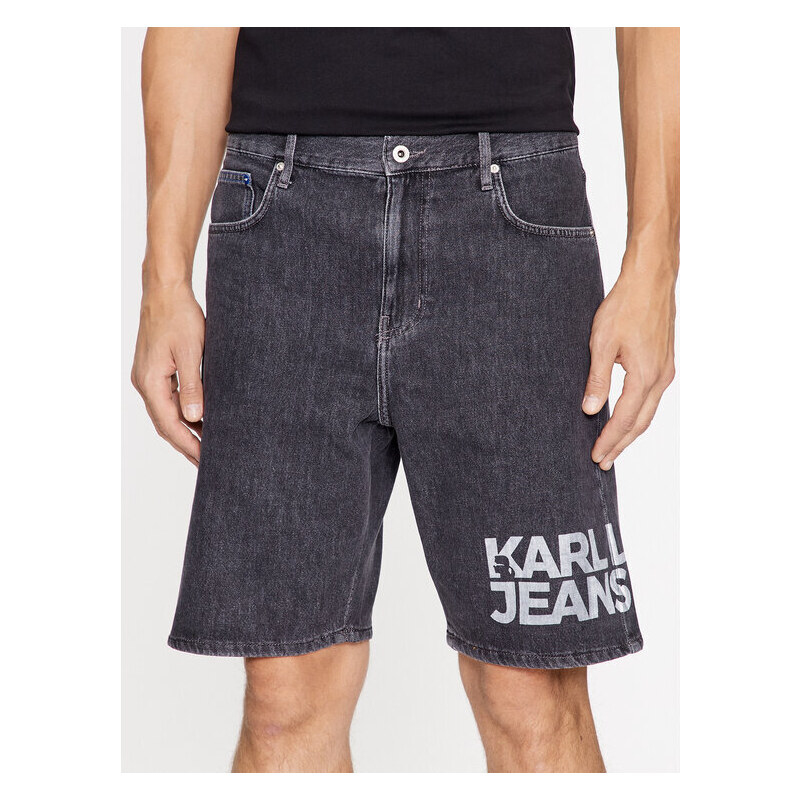 Pantaloni scurți de blugi Karl Lagerfeld Jeans